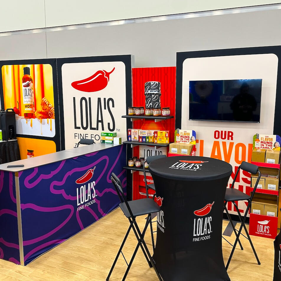 Trade show design for Lola's - Expo West